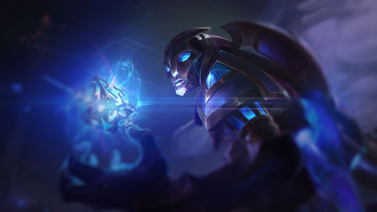 Splash-Art von Hextech-Malzahar