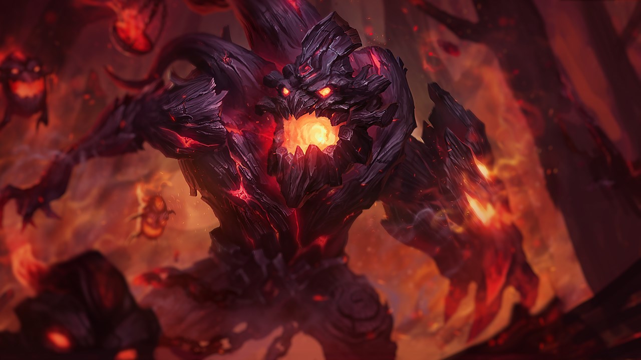 Splash-Art von Verkohlter Maokai