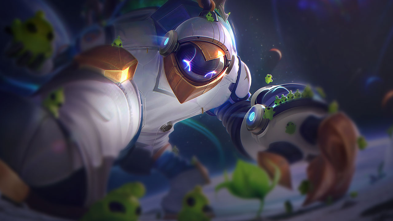 Splash-Art von Astronauten-Maokai