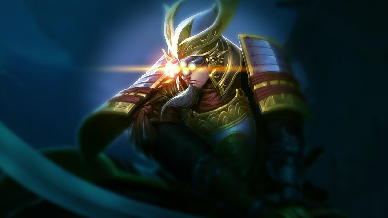Splash-Art von Samurai-Yi Master Yi