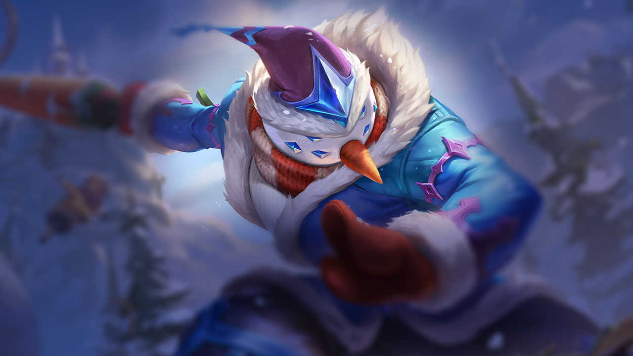 Splash-Art von Schneemann Yi Master Yi