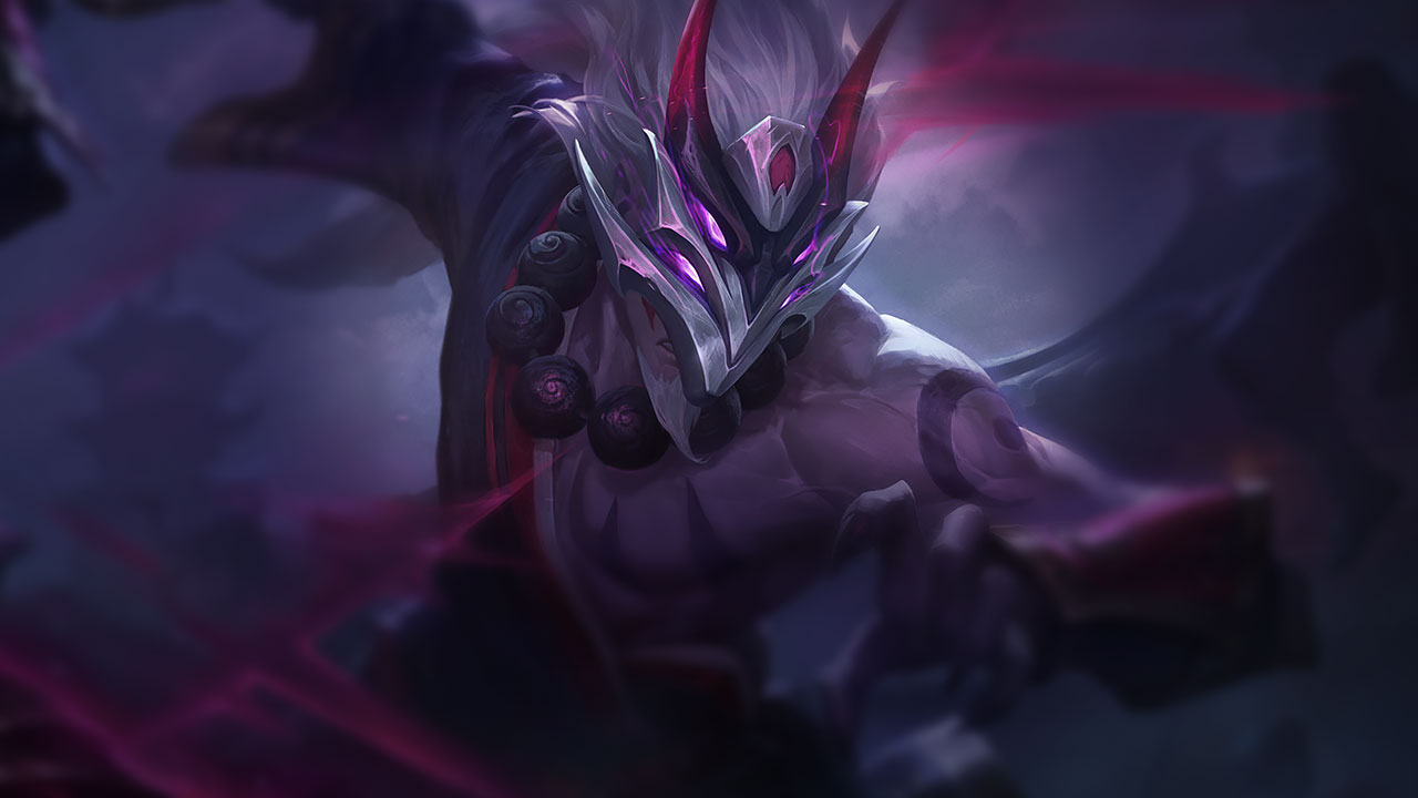 Splash-Art von Blutmond-Master Yi