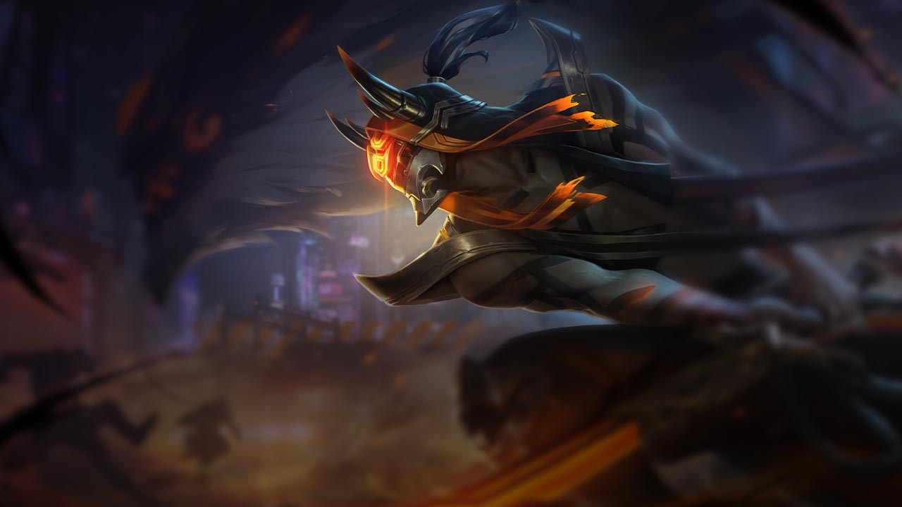 Splash-Art von Tintenschatten-Master Yi