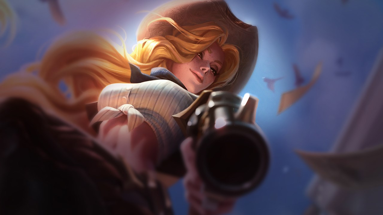 Splash-Art von Cowgirl-Miss Fortune