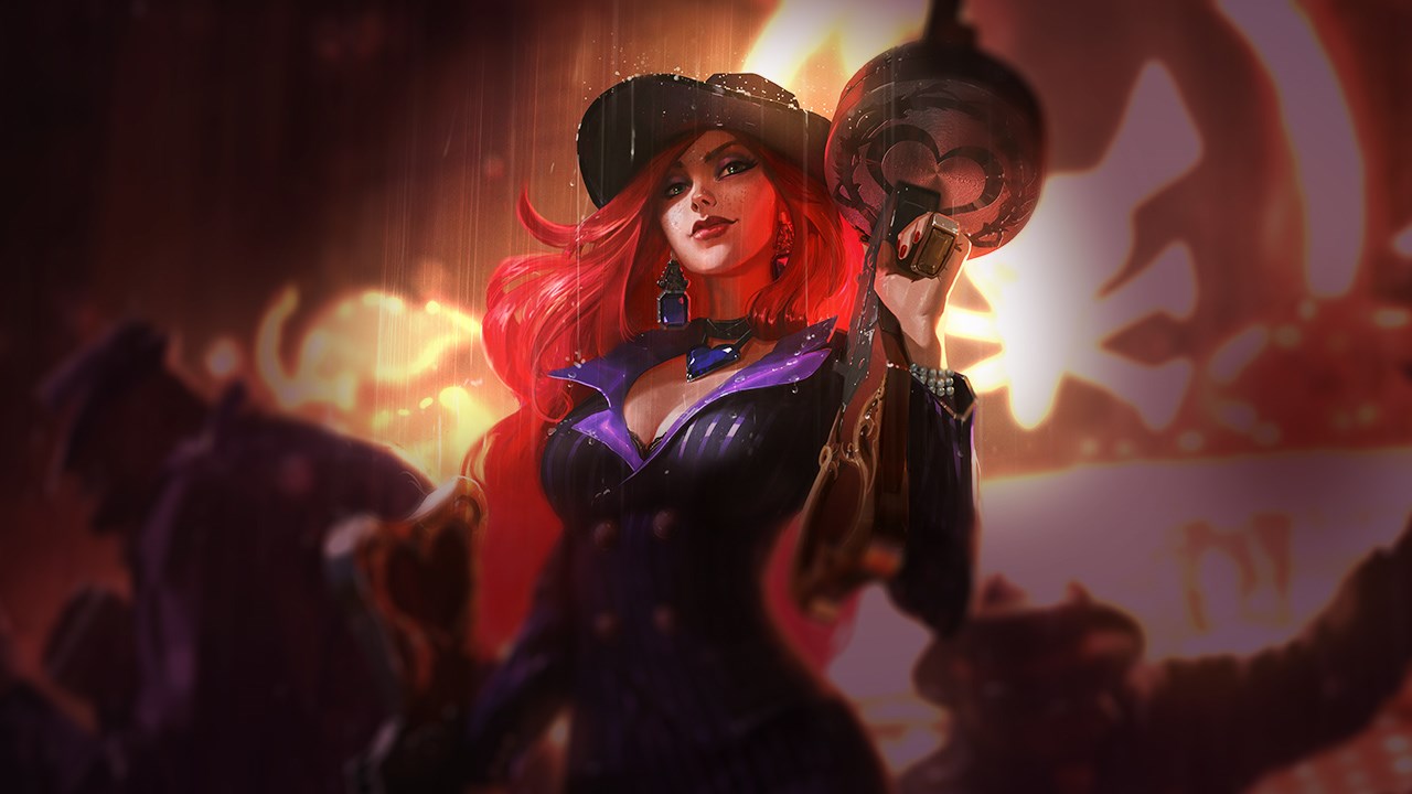 Splash-Art von Gangsterboss Miss Fortune