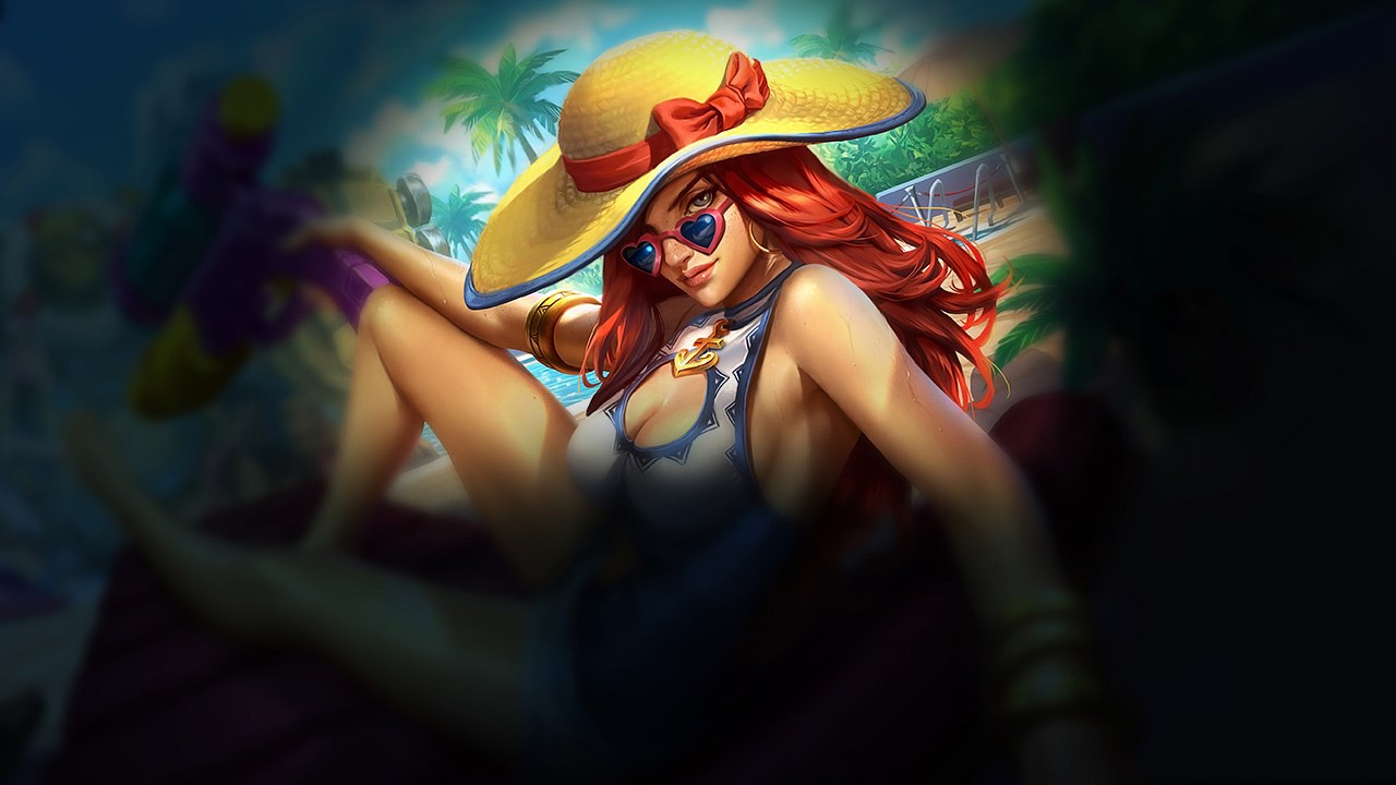 Splash-Art von Poolparty-Miss Fortune