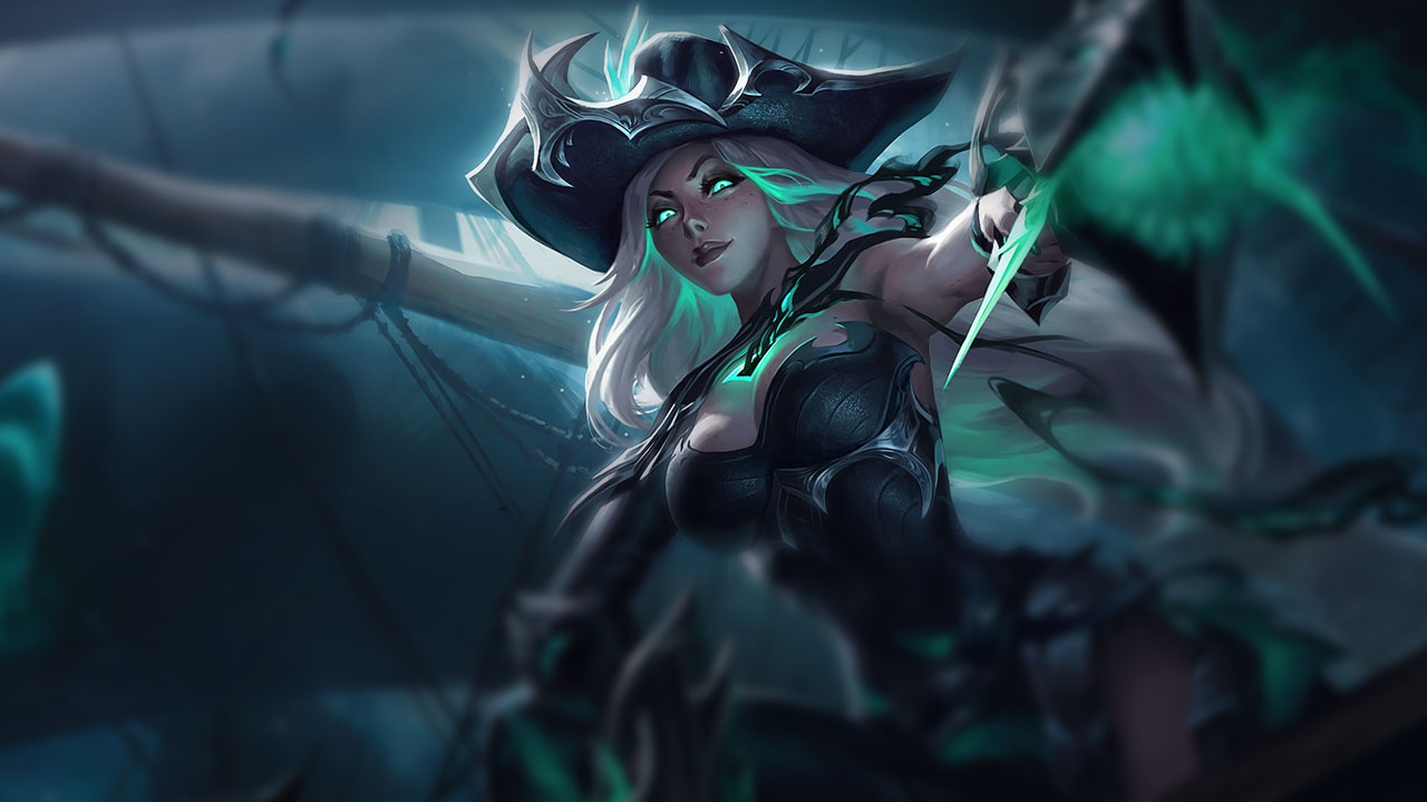 Splash-Art von Schwarznebel-Miss Fortune
