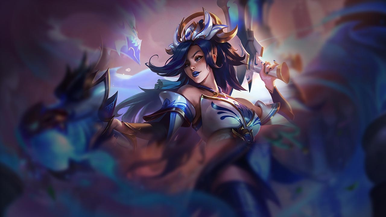 Splash-Art von Porzellan-Miss Fortune