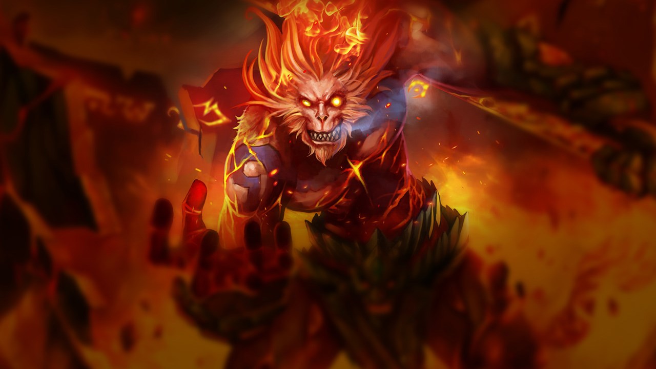 Splash-Art von Vulkanischer Wukong