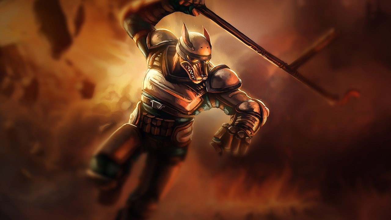 Splash-Art von Riot GSG-9 Nasus