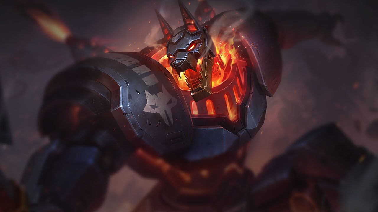 Splash-Art von Stahlkrieger-Nasus