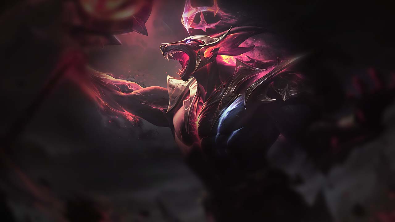 Splash-Art von Flammende Finsternis Nasus