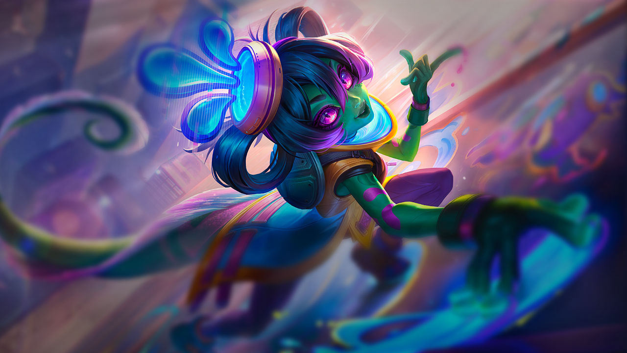 Splash-Art von Straßendämonen-Neeko
