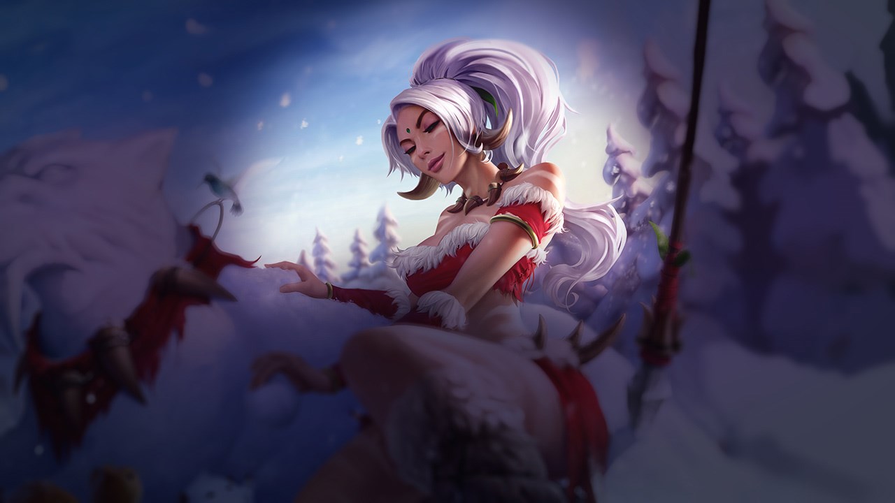 Splash-Art von Schneehäschen-Nidalee