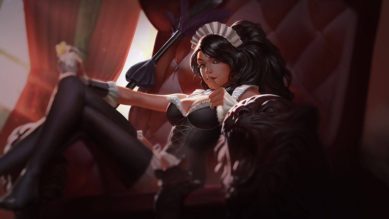 Splash-Art von Hausmädchen-Nidalee