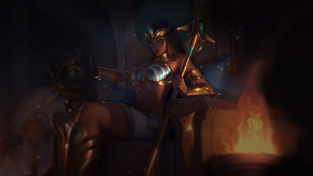 Splash-Art von Pharaonin Nidalee