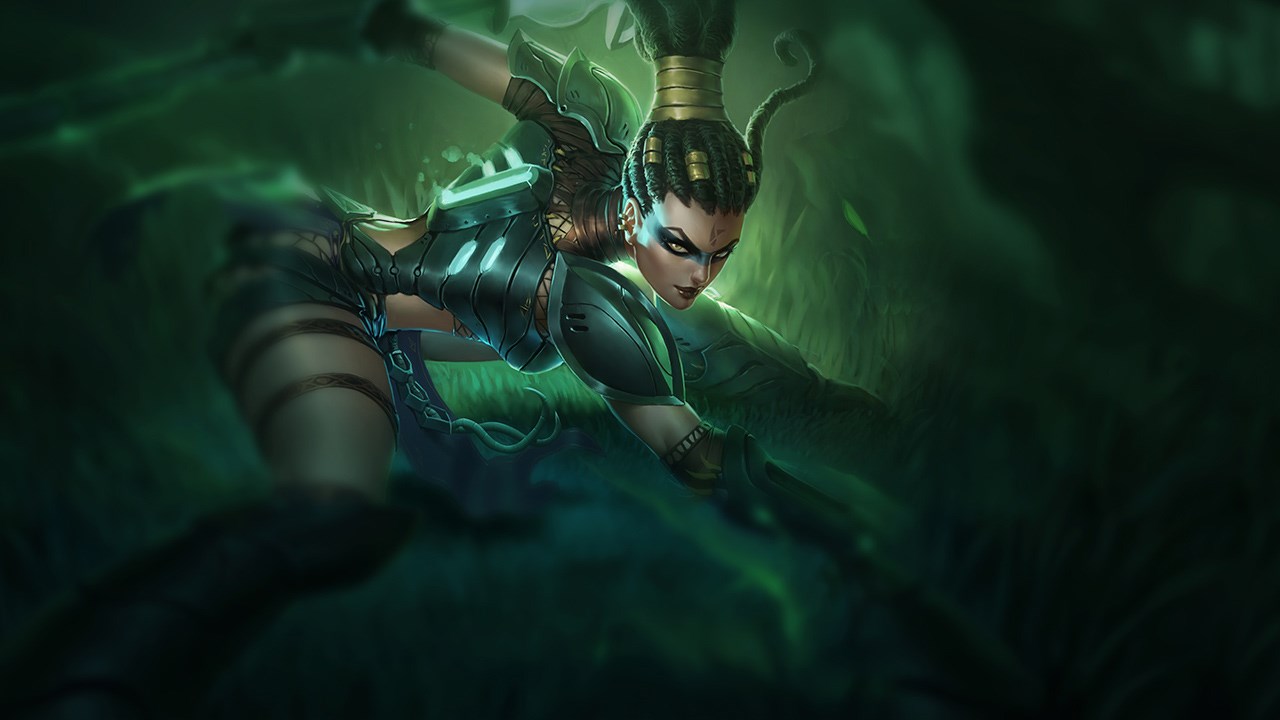 Splash-Art von Kopfjäger-Nidalee