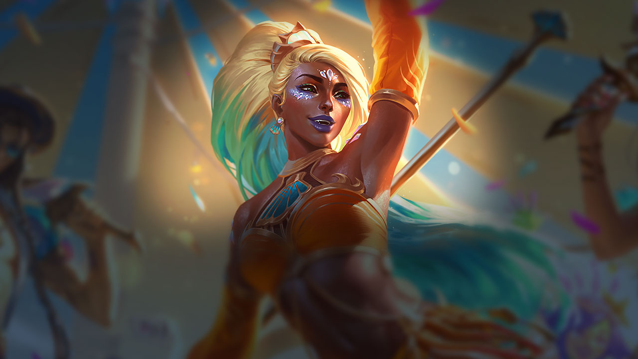 Splash-Art von Meeresrauschen-Nidalee