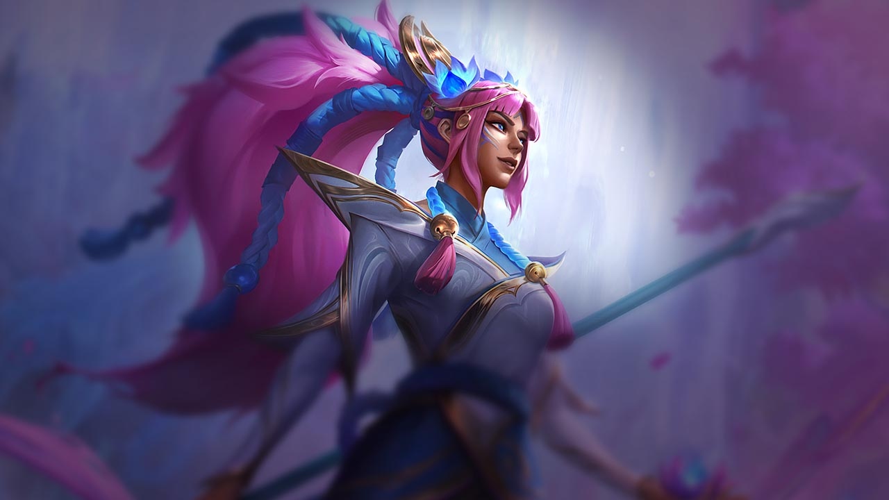 Splash-Art von Seelenblumen-Nidalee
