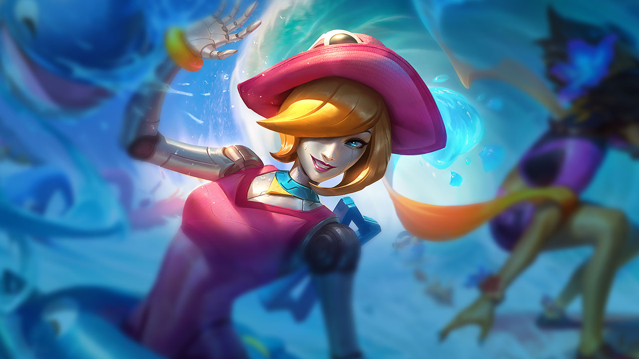 Splash-Art von Poolparty-Orianna