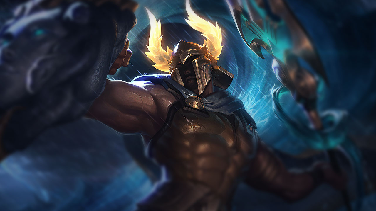 Splash-Art von Perseus-Pantheon