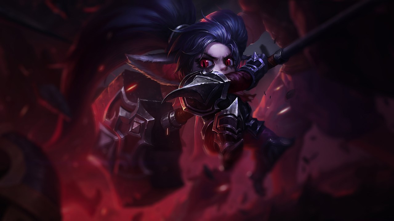 Splash-Art von Noxus-Poppy