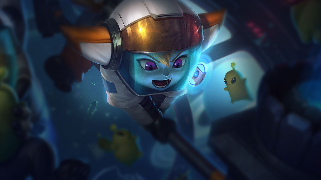 Splash-Art von Astronauten-Poppy