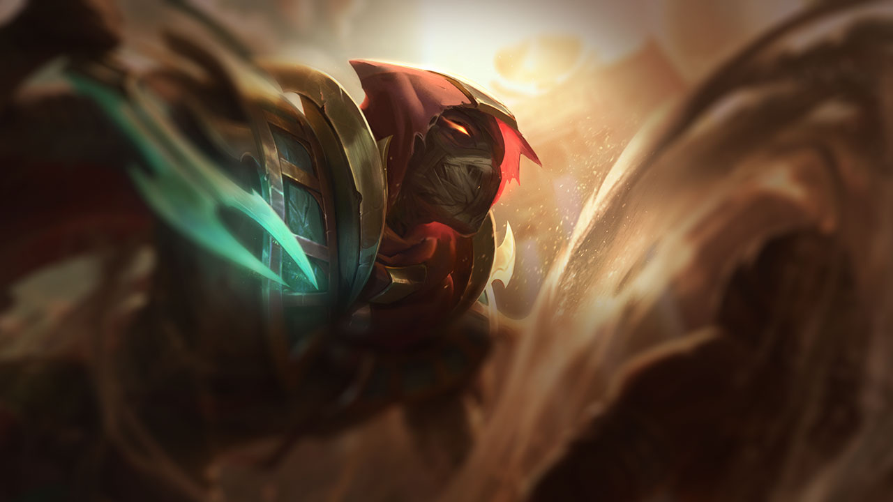 Splash-Art von Sandgeist Pyke