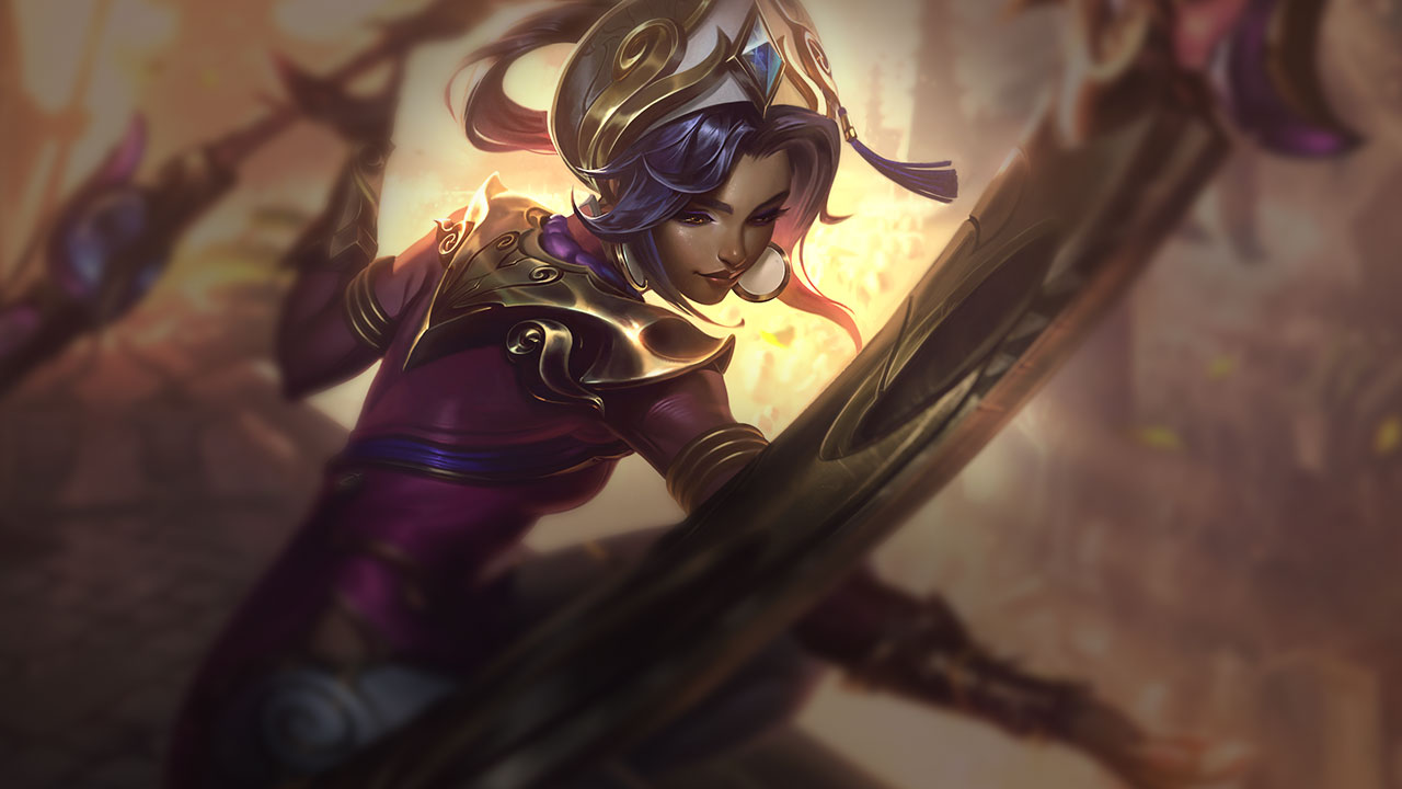 Splash-Art von Mondkaiserin Qiyana