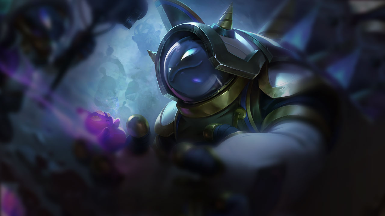 Splash-Art von Astronauten-Rammus