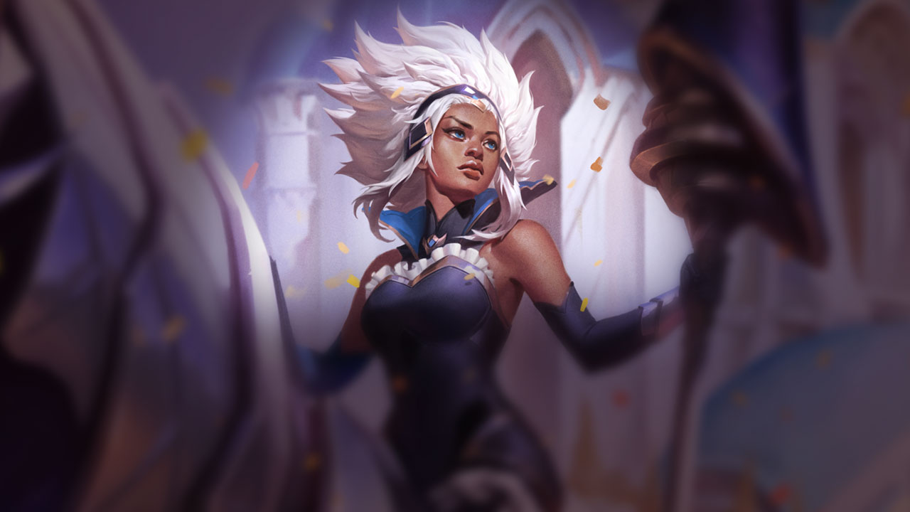 Splash-Art von Kriegerkönigin Rell