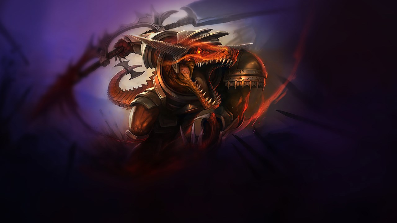 Splash-Art von Blutzorn-Renekton