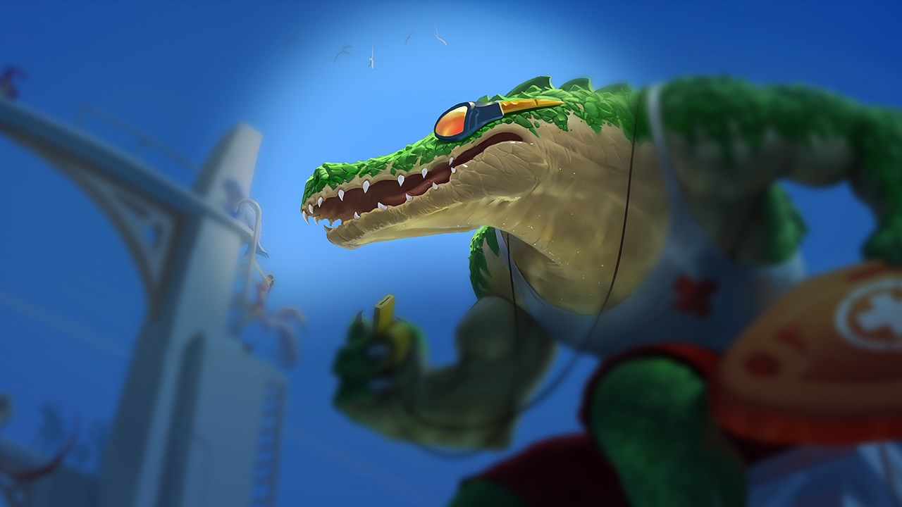 Splash-Art von Poolparty-Renekton