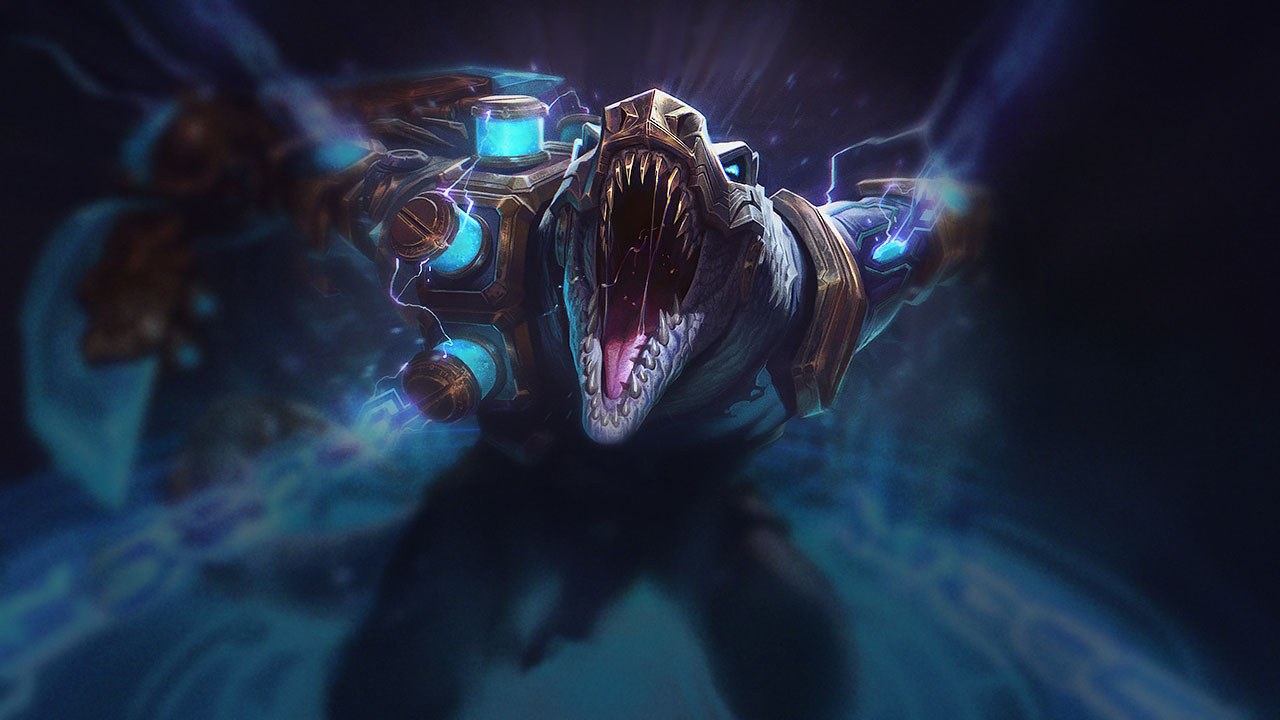 Splash-Art von Hextech-Renekton