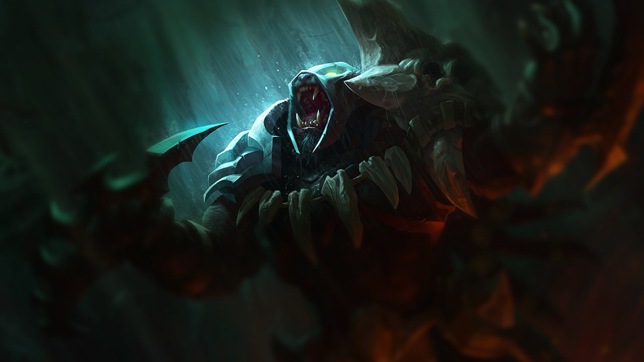 Splash-Art von Kopfjäger-Rengar