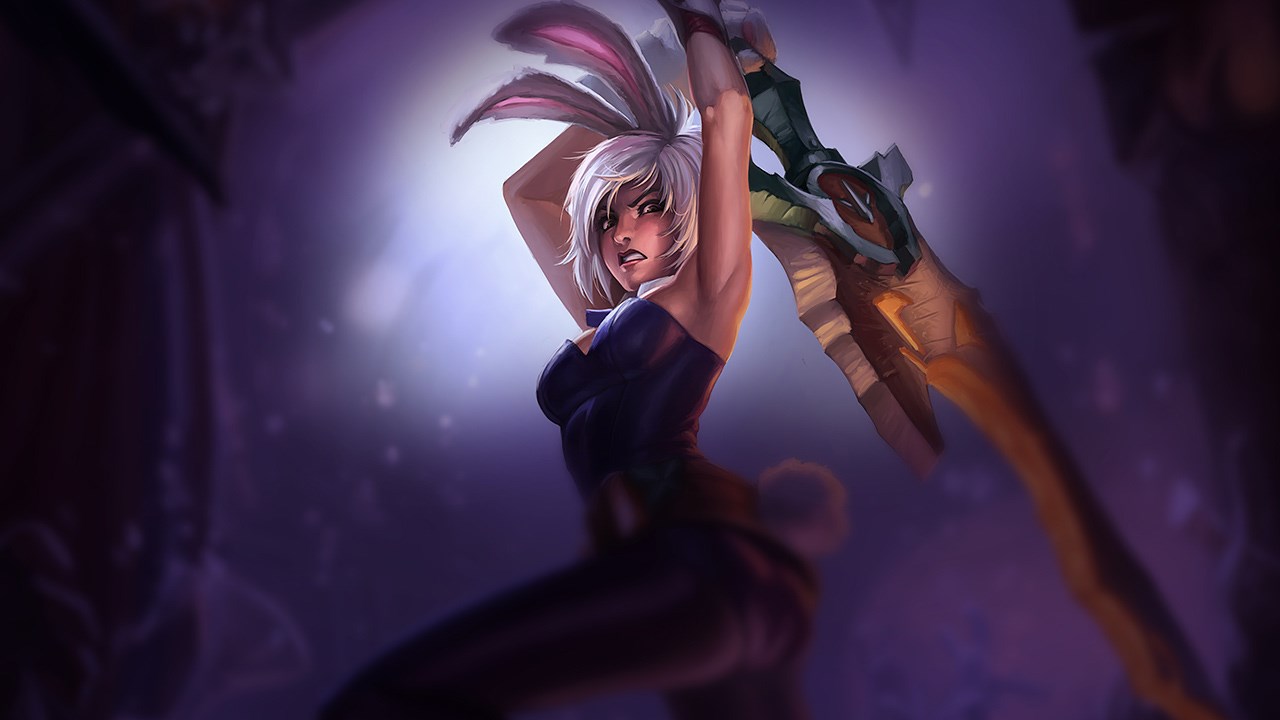 Splash-Art von Kampfhäschen-Riven