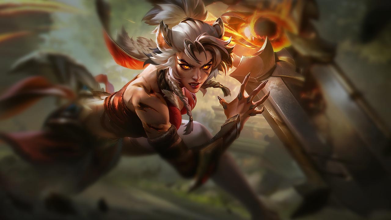 Splash-Art von Krallen des Tigers-Riven