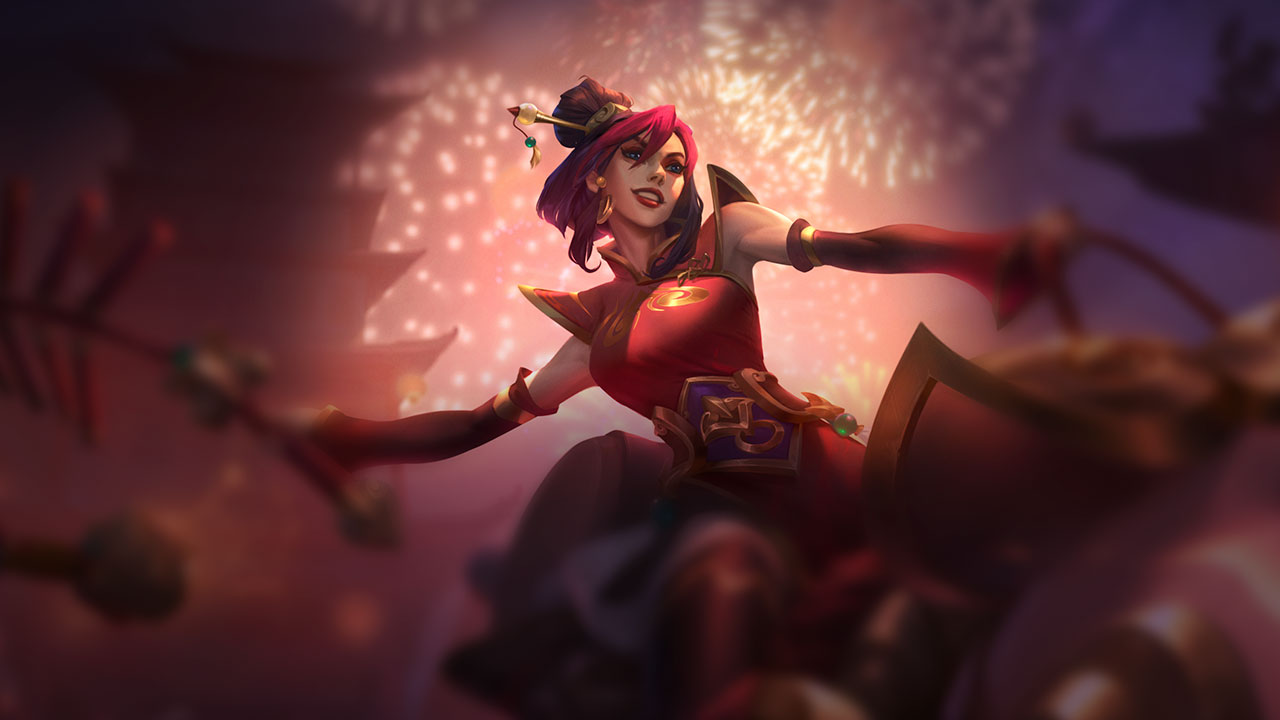 Splash-Art von Feuerwerks-Sejuani