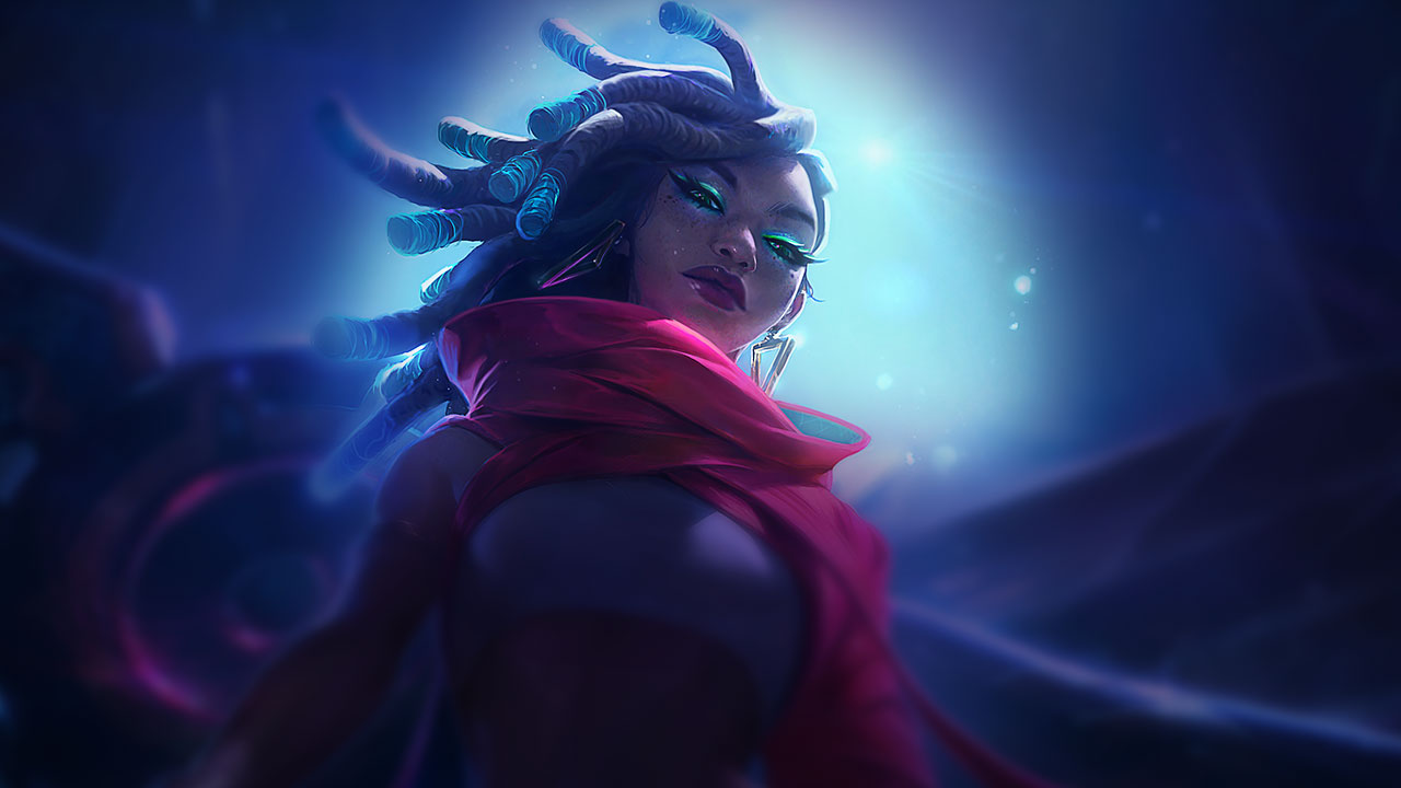 Splash-Art von True Damage Senna