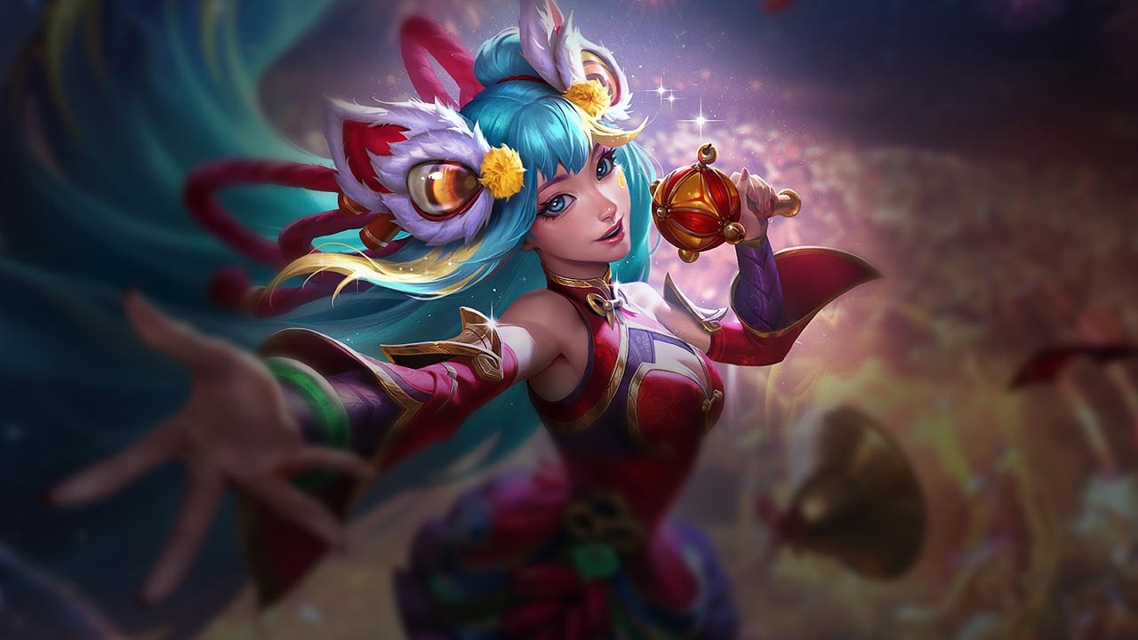 Splash-Art von Feuerwerks-Seraphine