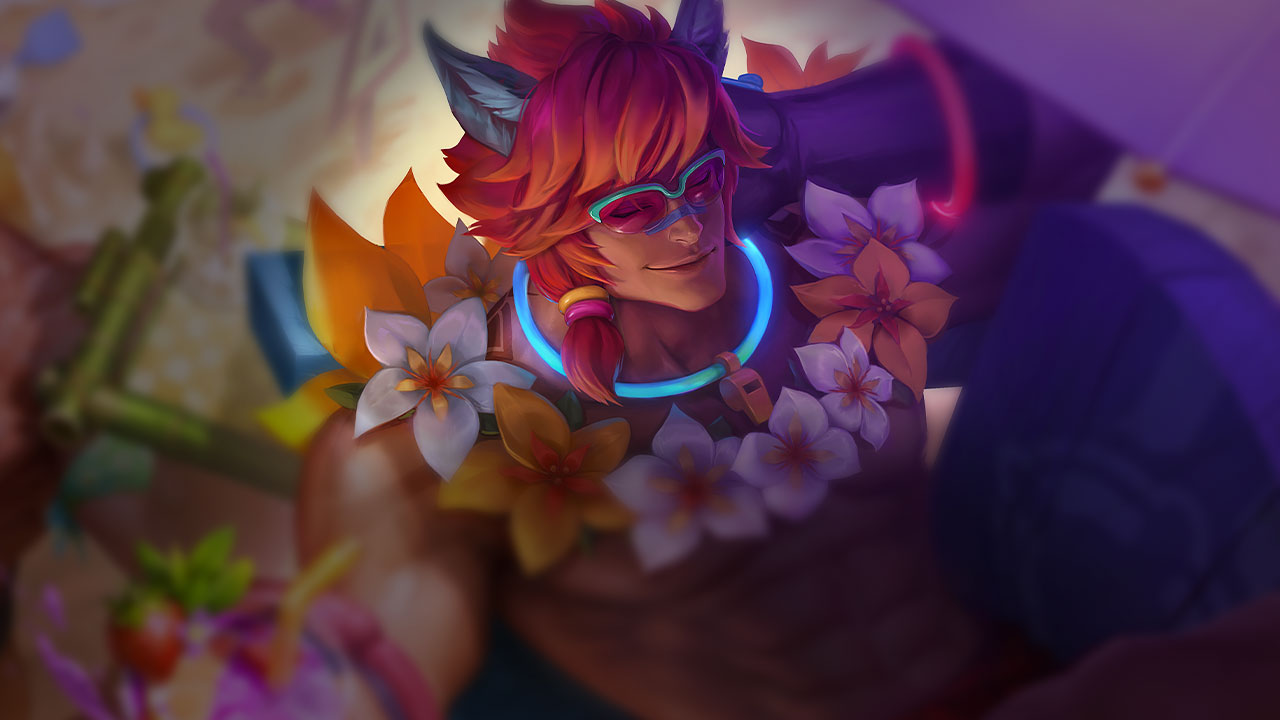 Splash-Art von Poolparty-Sett