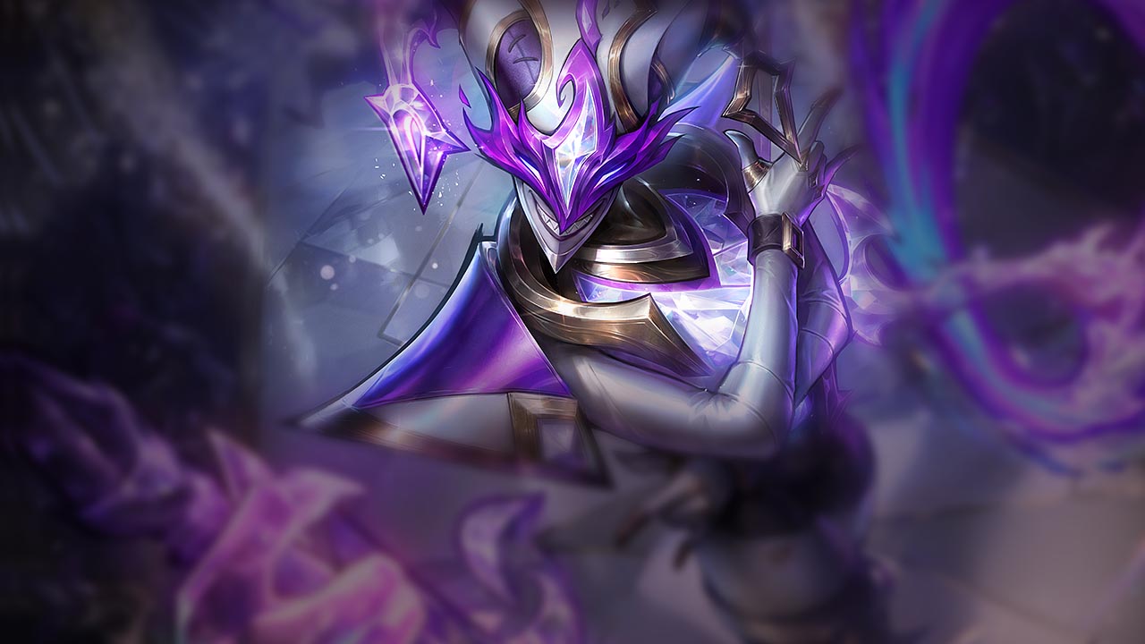 Splash-Art von Soul Fighter Shaco (Prestige)