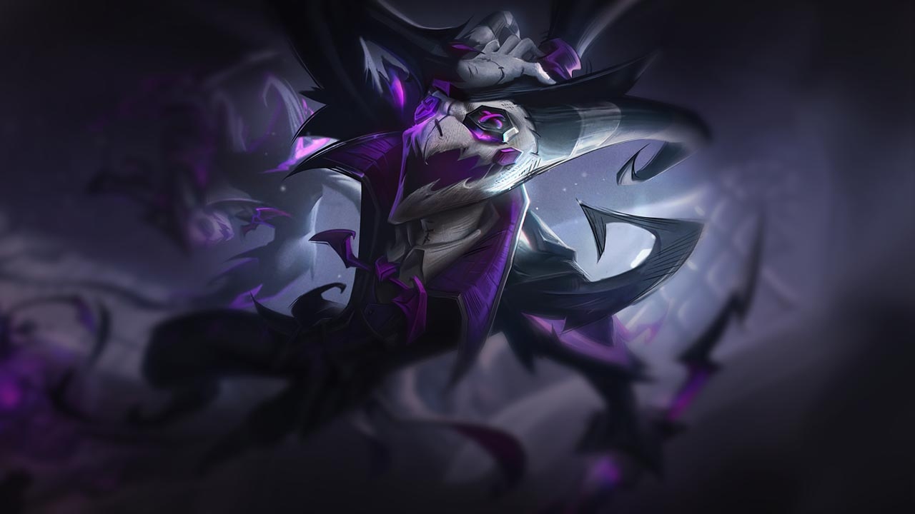 Splash-Art von Schreckensnacht-Shaco
