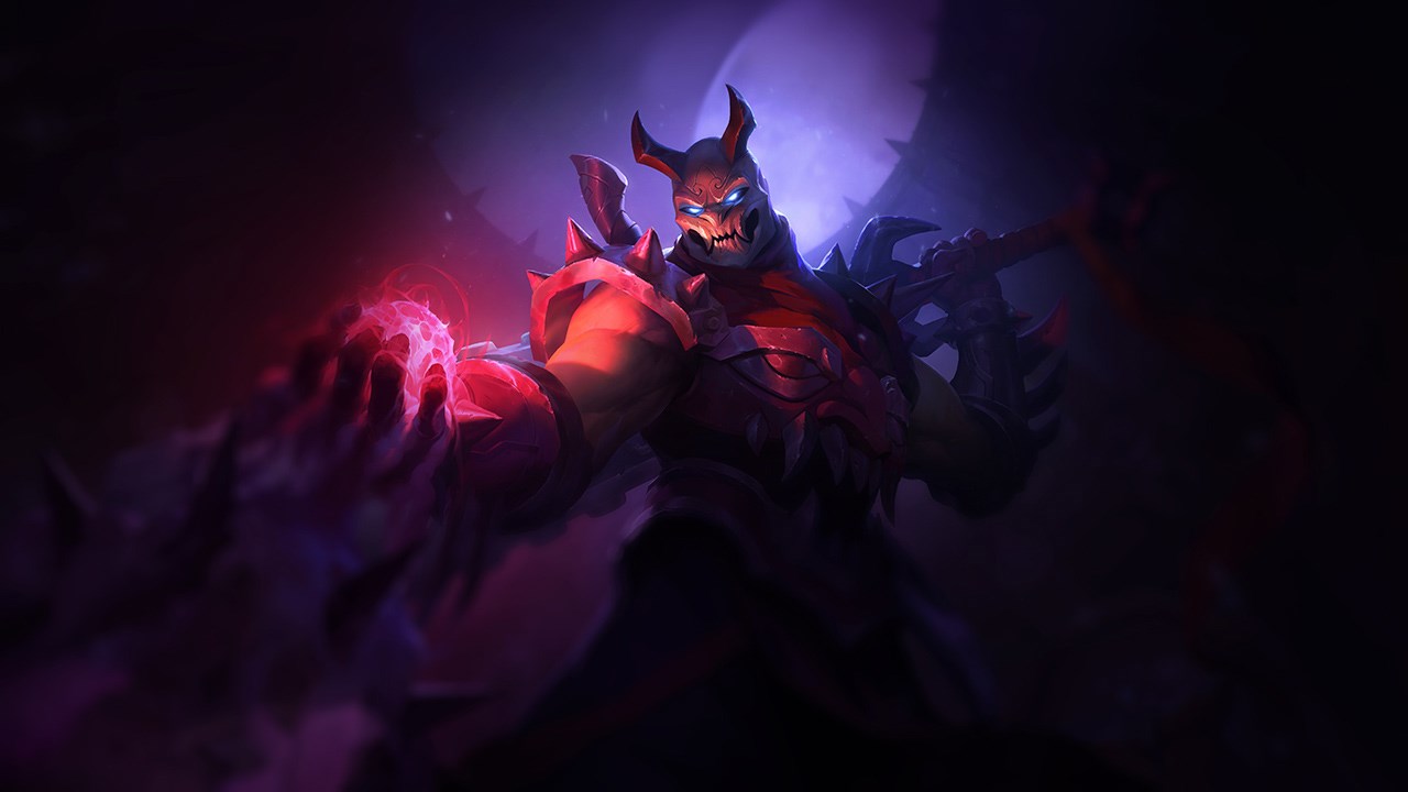 Splash-Art von Blutmond-Shen
