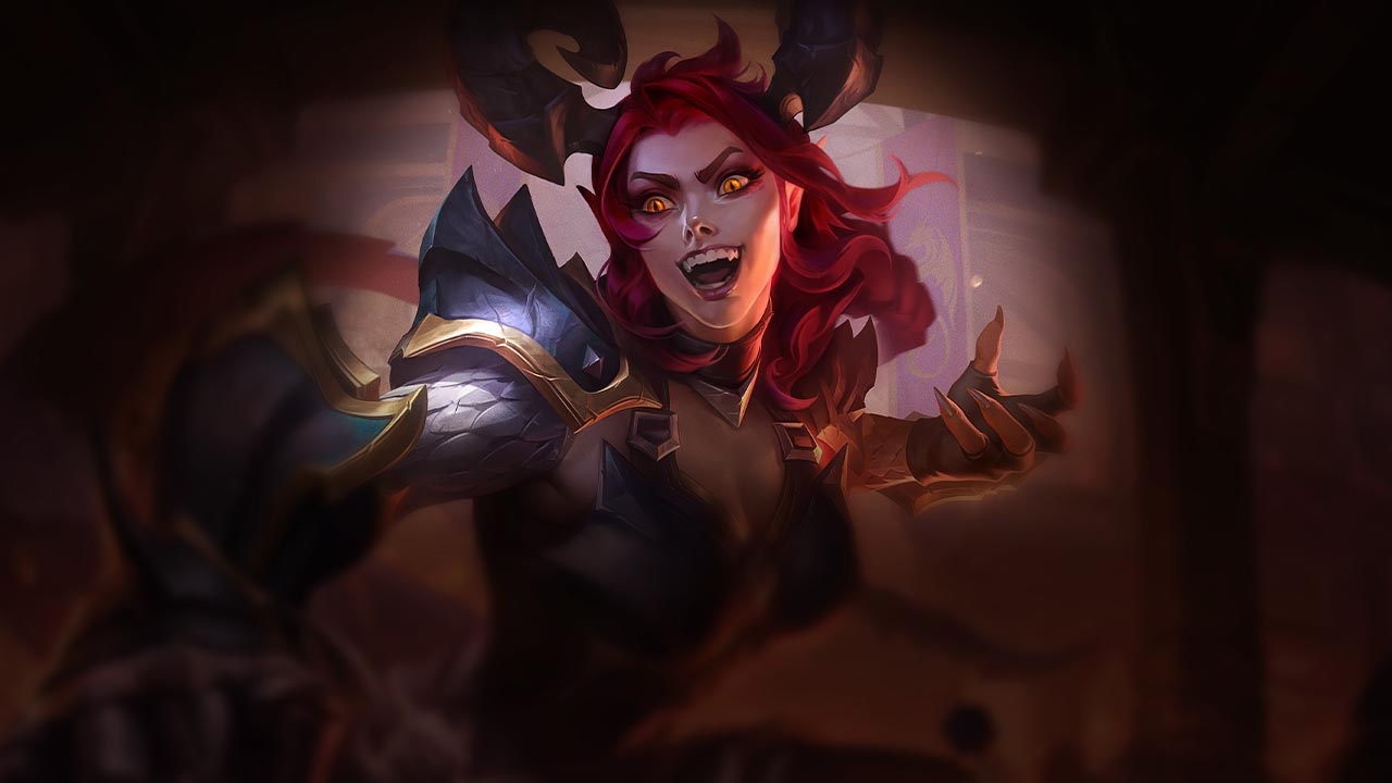 Splash-Art von Shyvana Eisenschuppe
