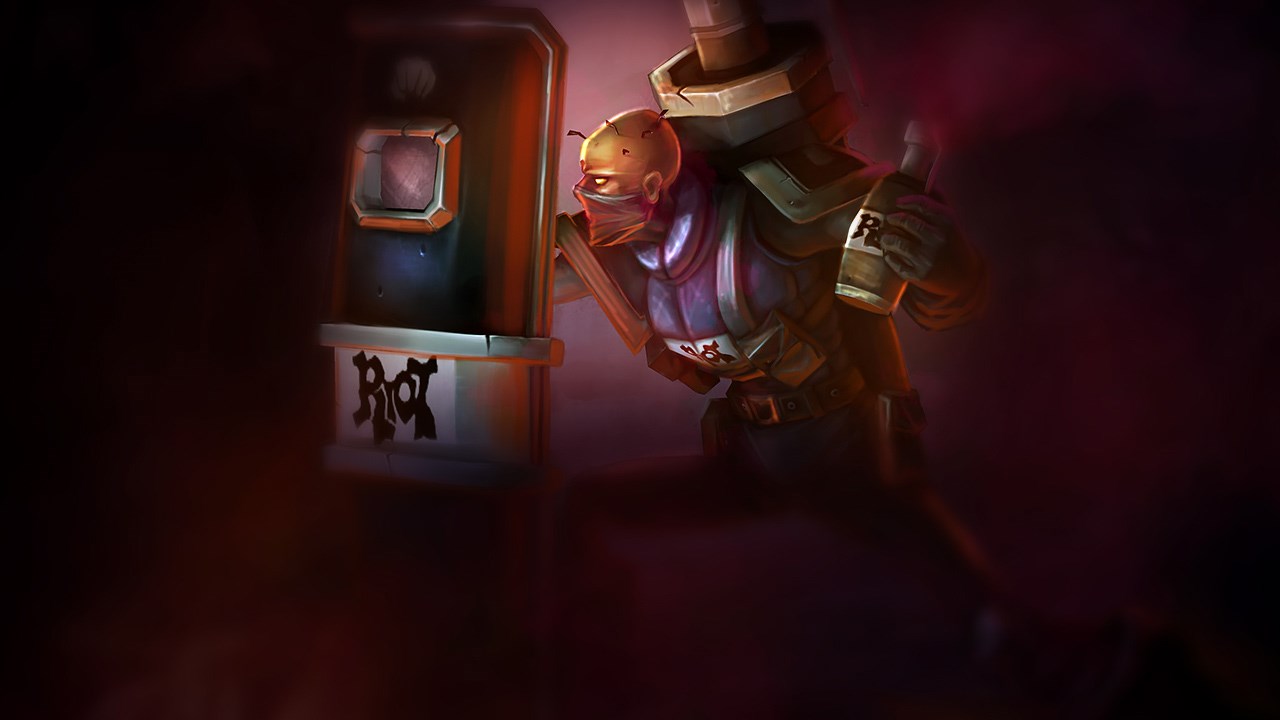 Splash-Art von Riot-Singed