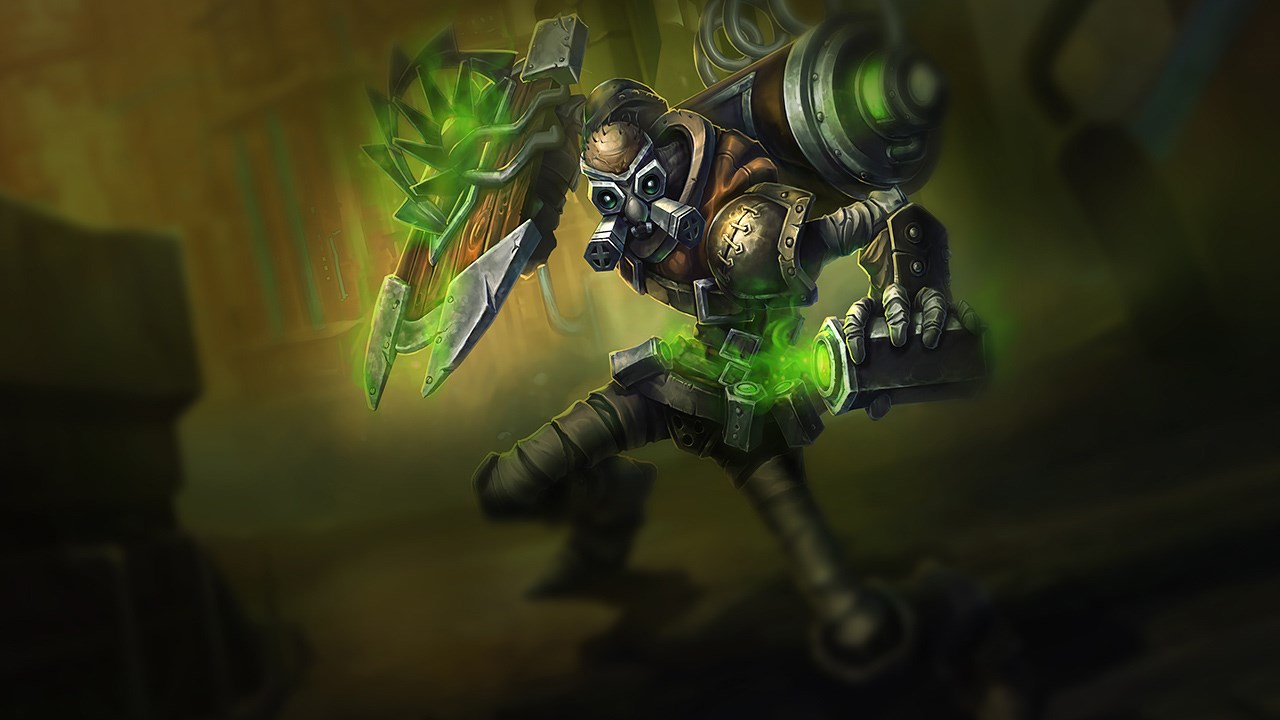 Splash-Art von Hextech-Singed