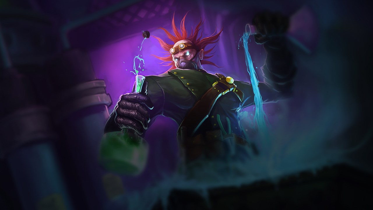 Splash-Art von Durchgeknallter Singed