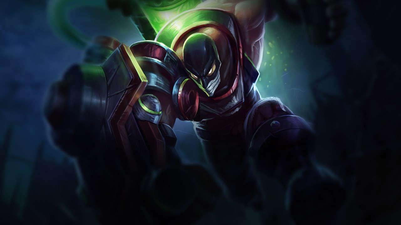 Splash-Art von Verstärkter Singed