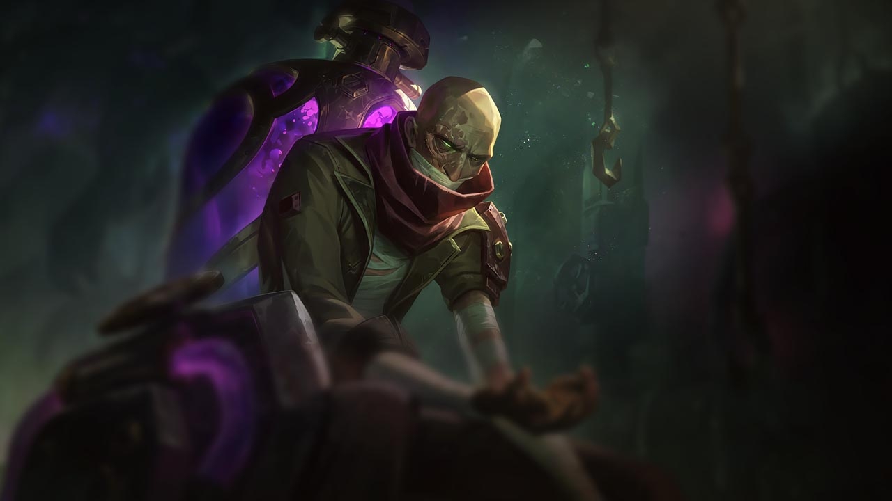 Splash-Art von Schimmerlabor-Singed (Arcane)